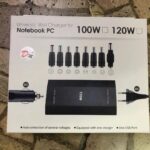 CARGADOR UNIVERSAL NOTEBOOK 100W + CONECTOR PARA AUTO