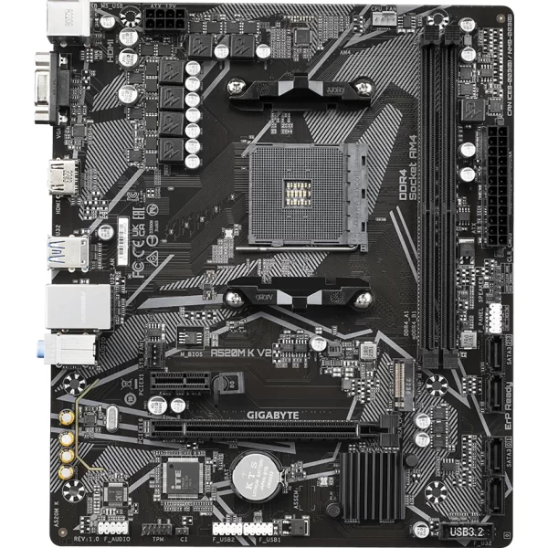 Gigabyte A520M K V2 - Imagen 3