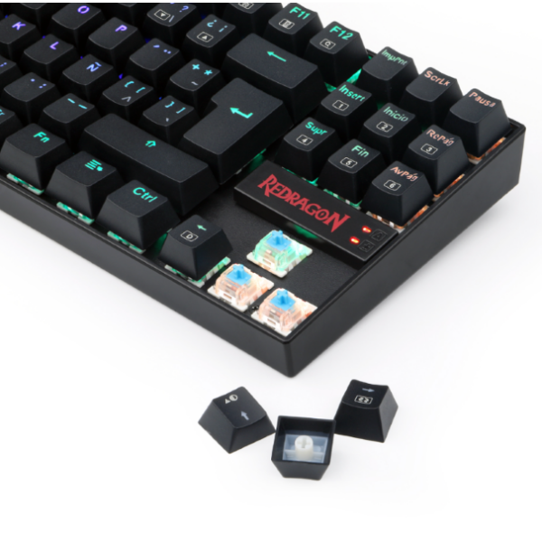 Redragon Kumara K552 RGB (Español) (Negro - Switch Blue) - Imagen 4