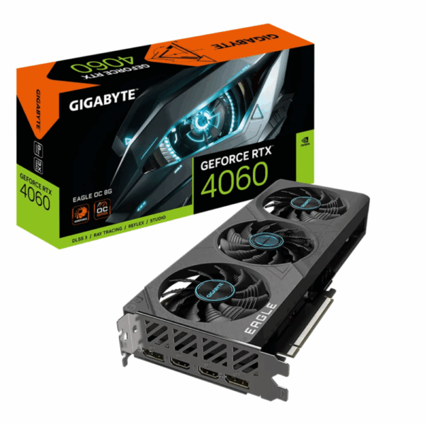 Gigabyte GeForce RTX 4060 EAGLE OC 8G [GV-N4060EAGLE OC-8GD]