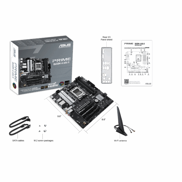 ASUS PRIME B650M-A AX6 II (RYZEN 9000 READY) - Imagen 4