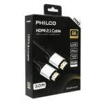 Cable HDMI 2.1 Philco 8K@60Hz, 4K@144Hz, HDR, eARC, 48Gbps, 3 Metros