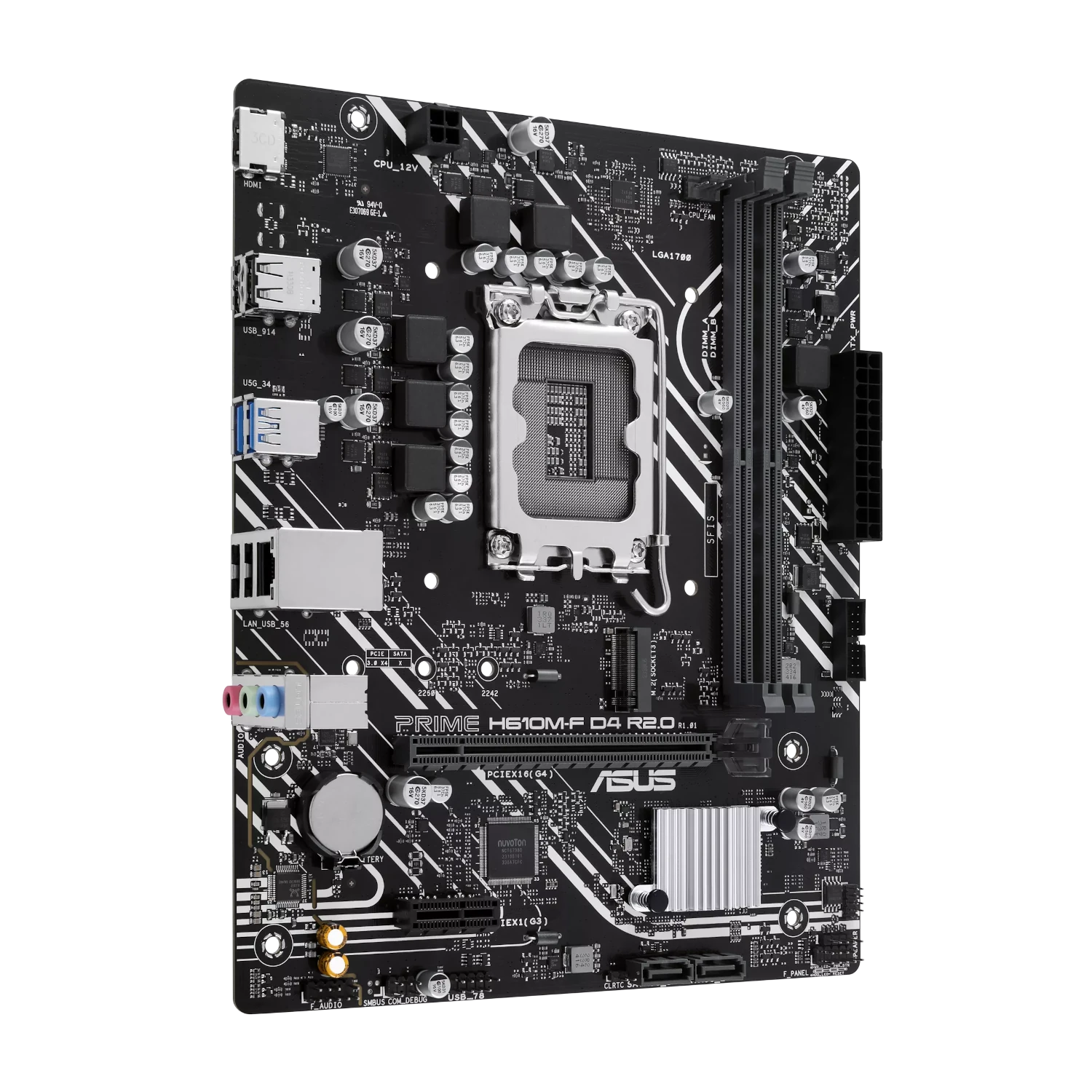 ASUS PRIME H610M-F D4 R2.0 - Imagen 4