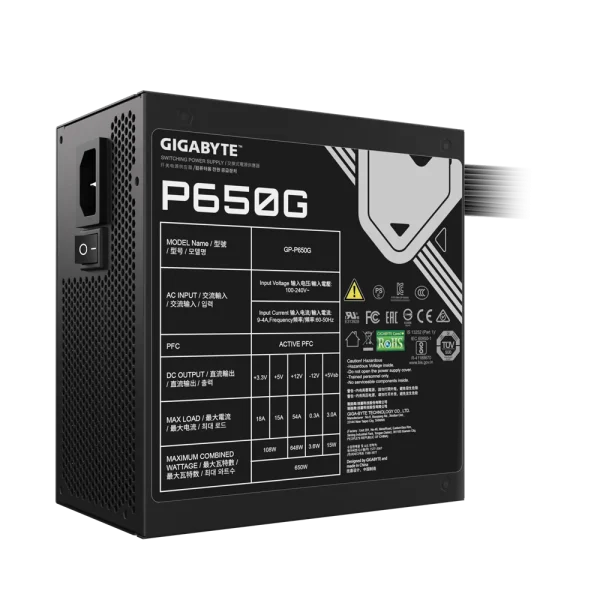 Gigabyte GP-P650G (650 W) - Imagen 2
